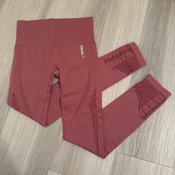 Gymshark Pants - Gymshark Red Leggings